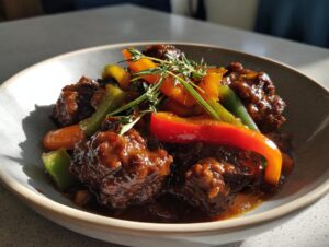 brown stew chicken - Featured